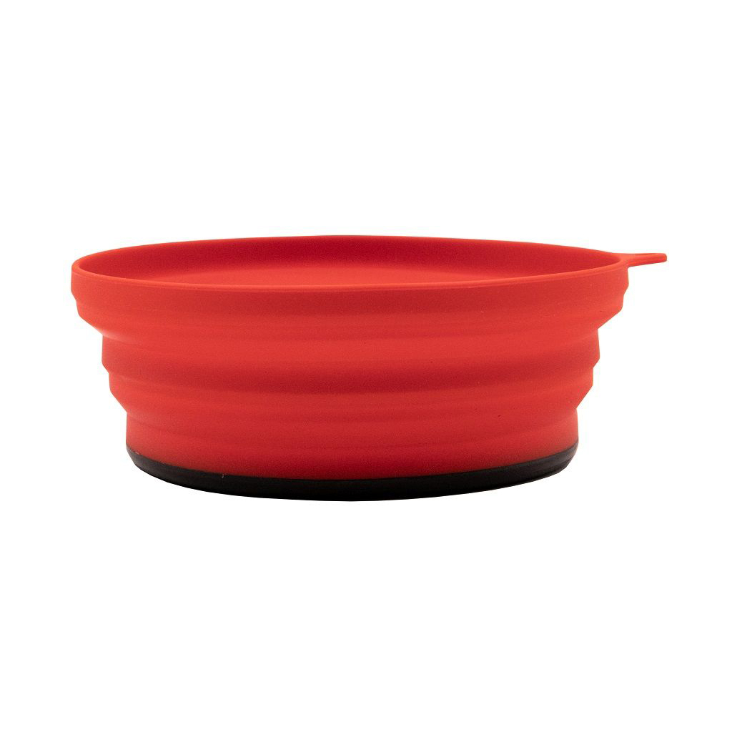 Миска туристична Tramp силіконова з пластиковим дном 550 мл (UTRC-123-terracota) - зображення 1