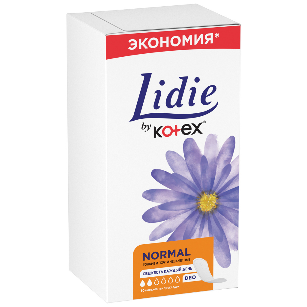 Щоденні прокладки Lidie Deo Normal 50 шт. (5029053540214) - изображение 3