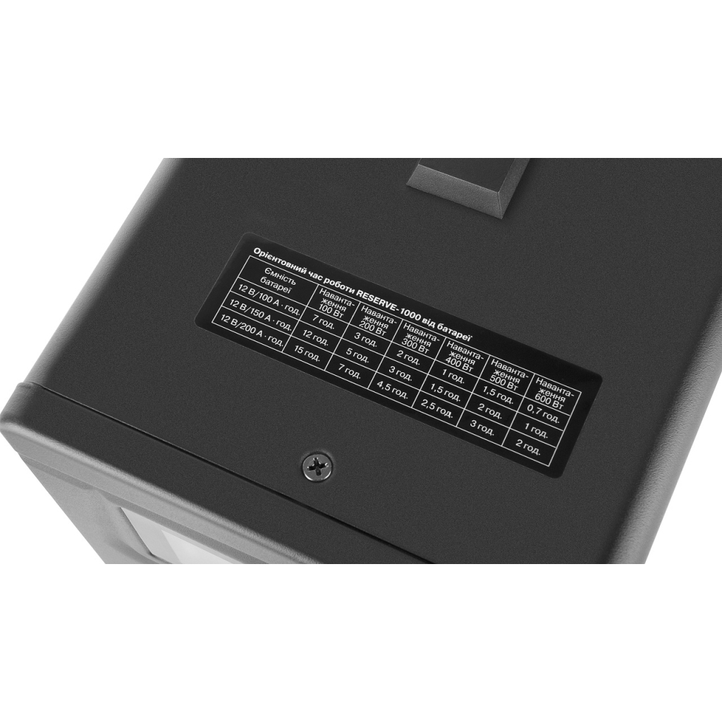 Пристрій безперебійного живлення REAL-EL RESERVE-1000 (EL122100004) - зображення 7
