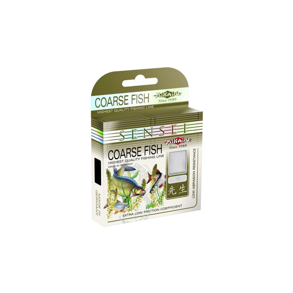 Волосінь Mikado Sensei Coarse Fish 150 м 0,28 мм 9,70 кг Clear (ZCF-028) - изображение 1
