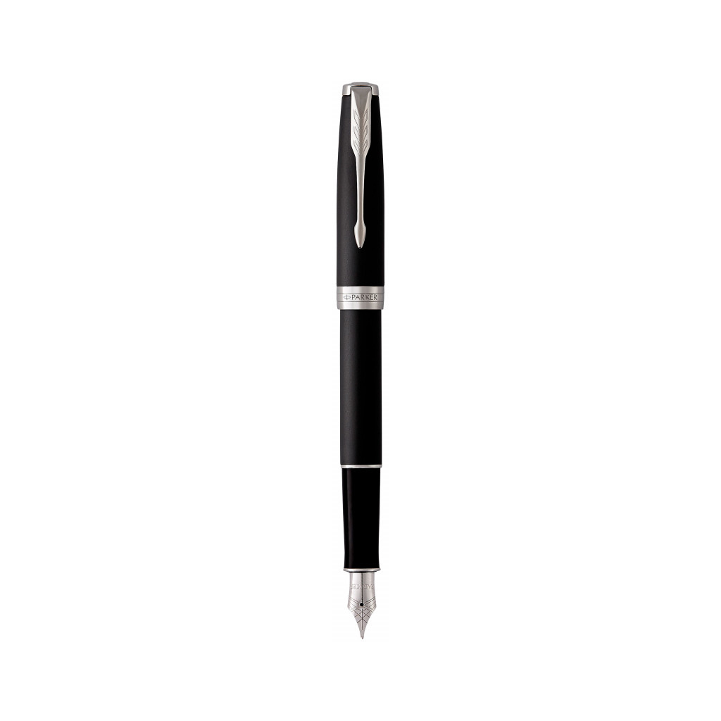 Ручка пір'яна Parker SONNET 17 Matte Black Lacquer CT FP F (84 911) - зображення 1