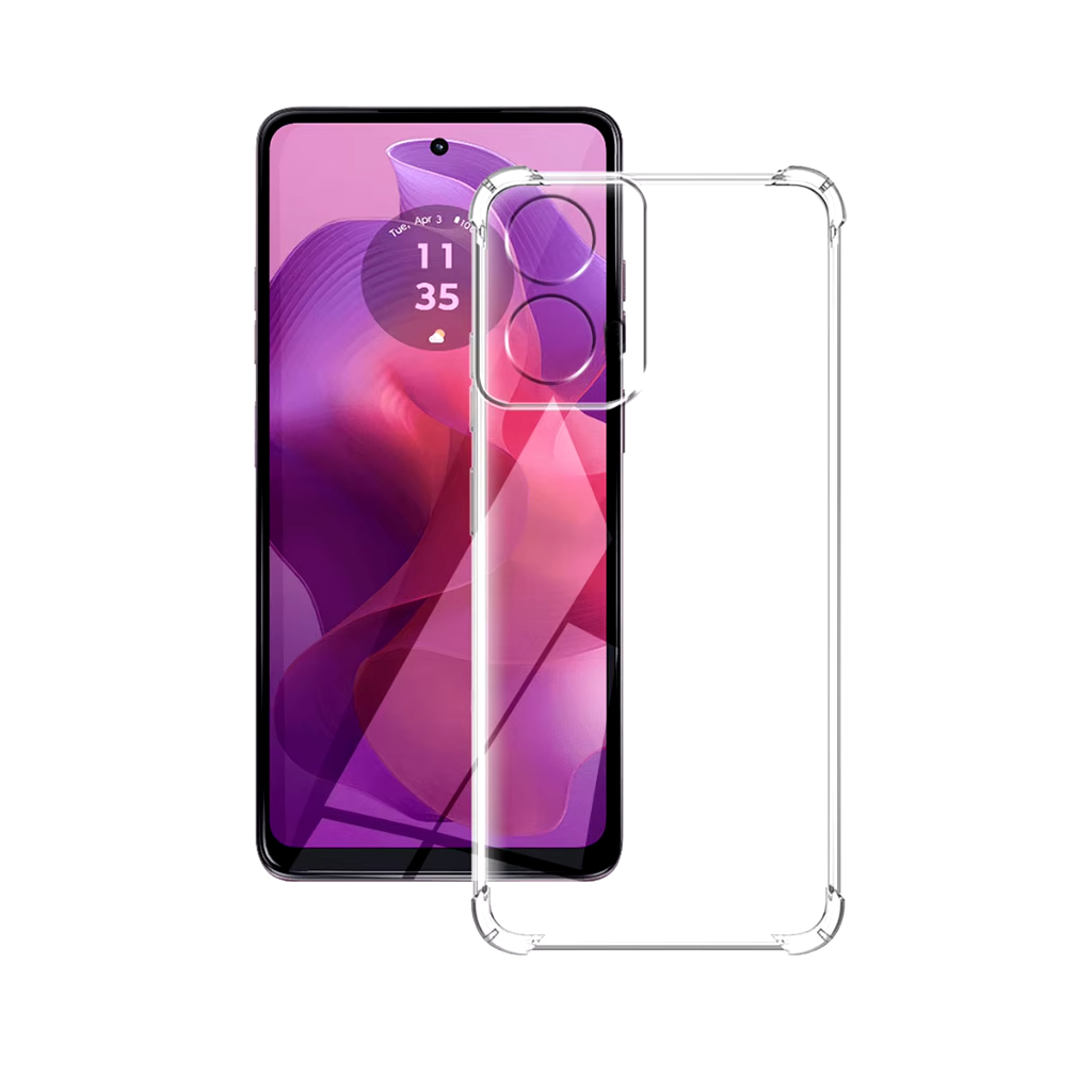 Чохол до мобільного телефона BeCover Anti-Shock Motorola Moto G04/ E14 Clear (712309) - зображення 3