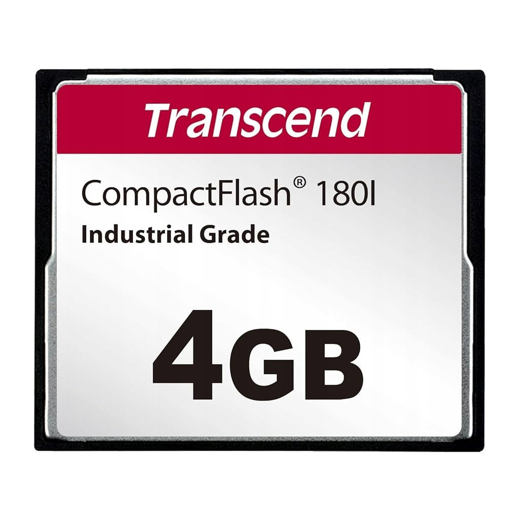 Карта пам'яті Transcend 4GB Compact Flash (TS4GCF180I) - зображення 1