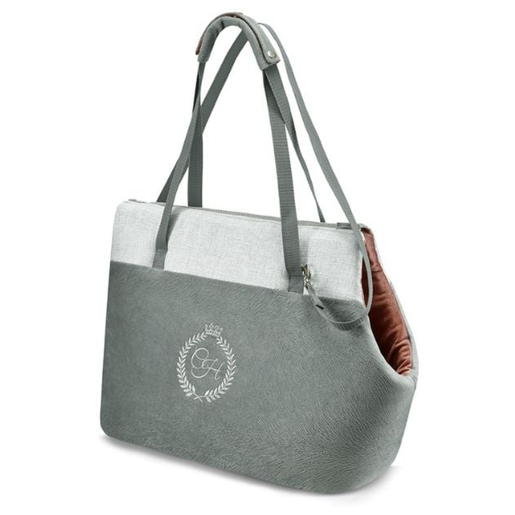 Переноска для тварин Chloe's Home Paris 53х19х32 см сіра (CLH1165) - зображення 1