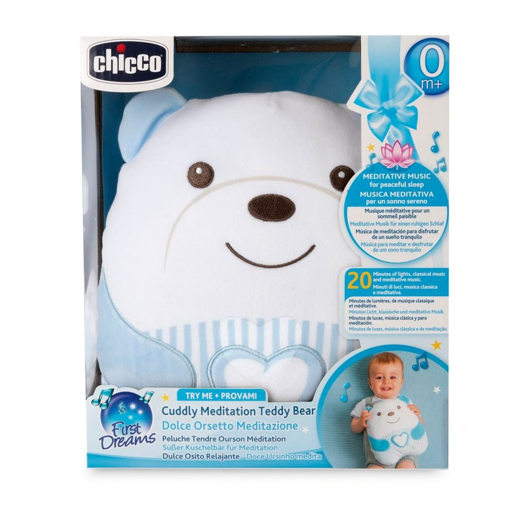 М'яка іграшка Chicco м'яка музична Заспокійливе ведмежа блакитний (12266.20) - зображення 4