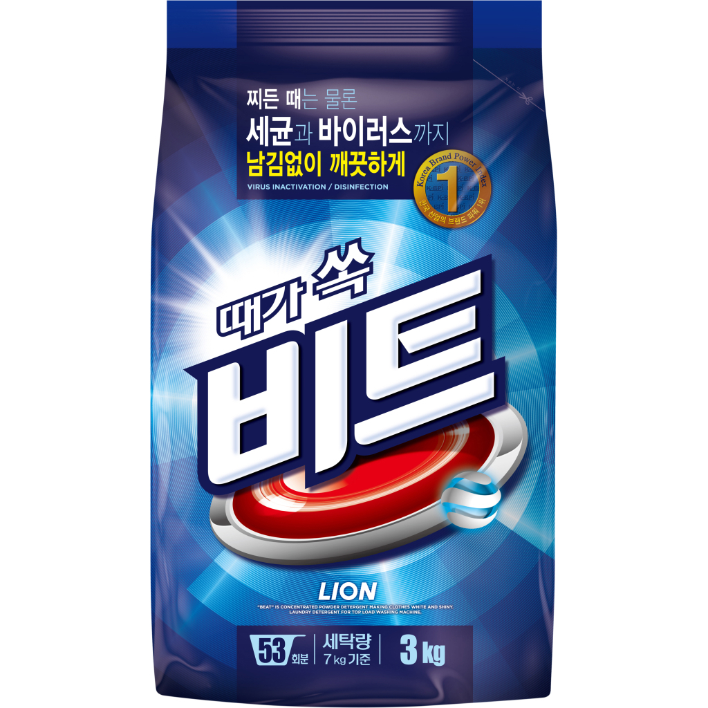 Пральний порошок Lion Beat концентрований 3 кг (8801007653136) - зображення 1