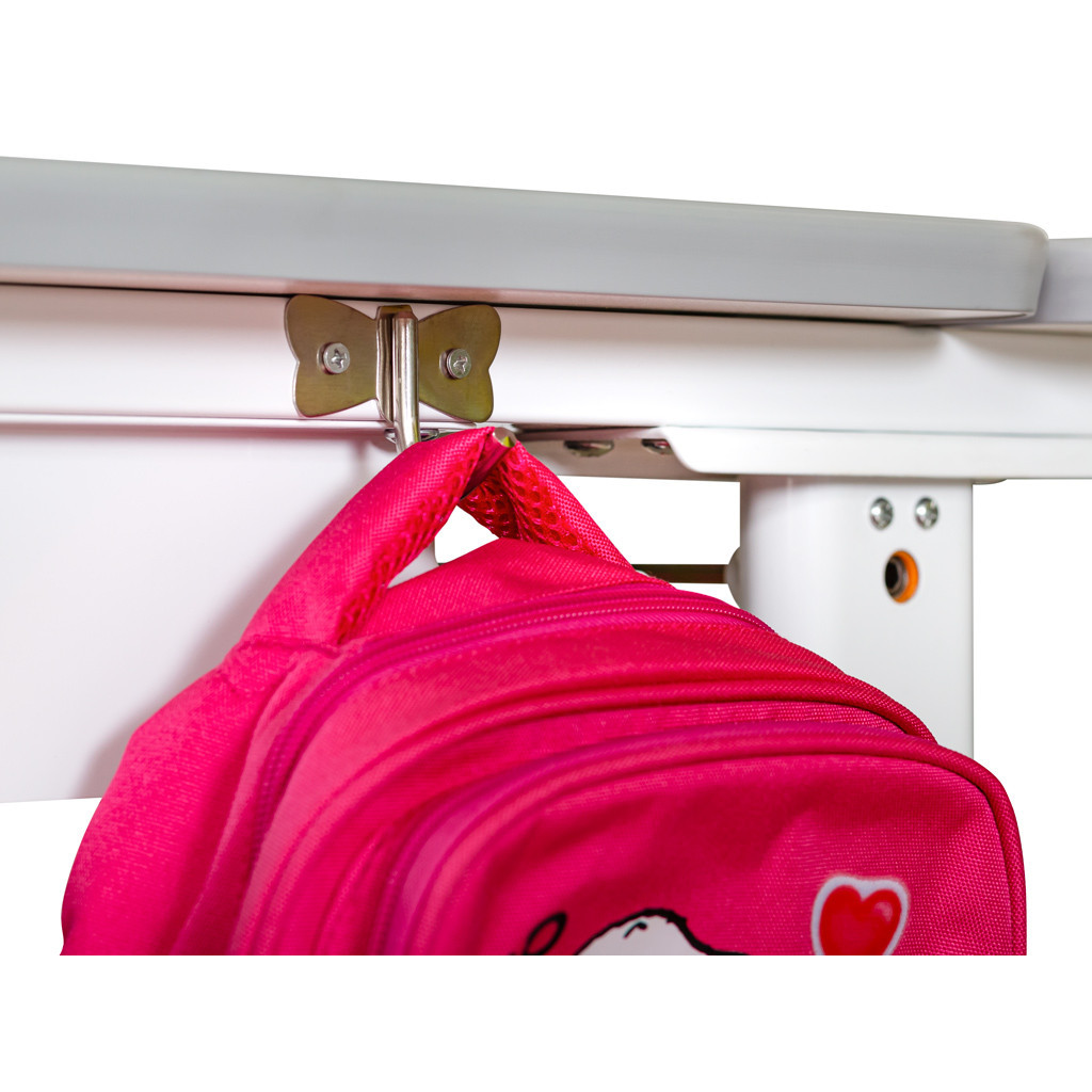 Парта Mealux Edmonton Multicolor Pink Lite (BD-610 W/MC + PN Lite) - зображення 9