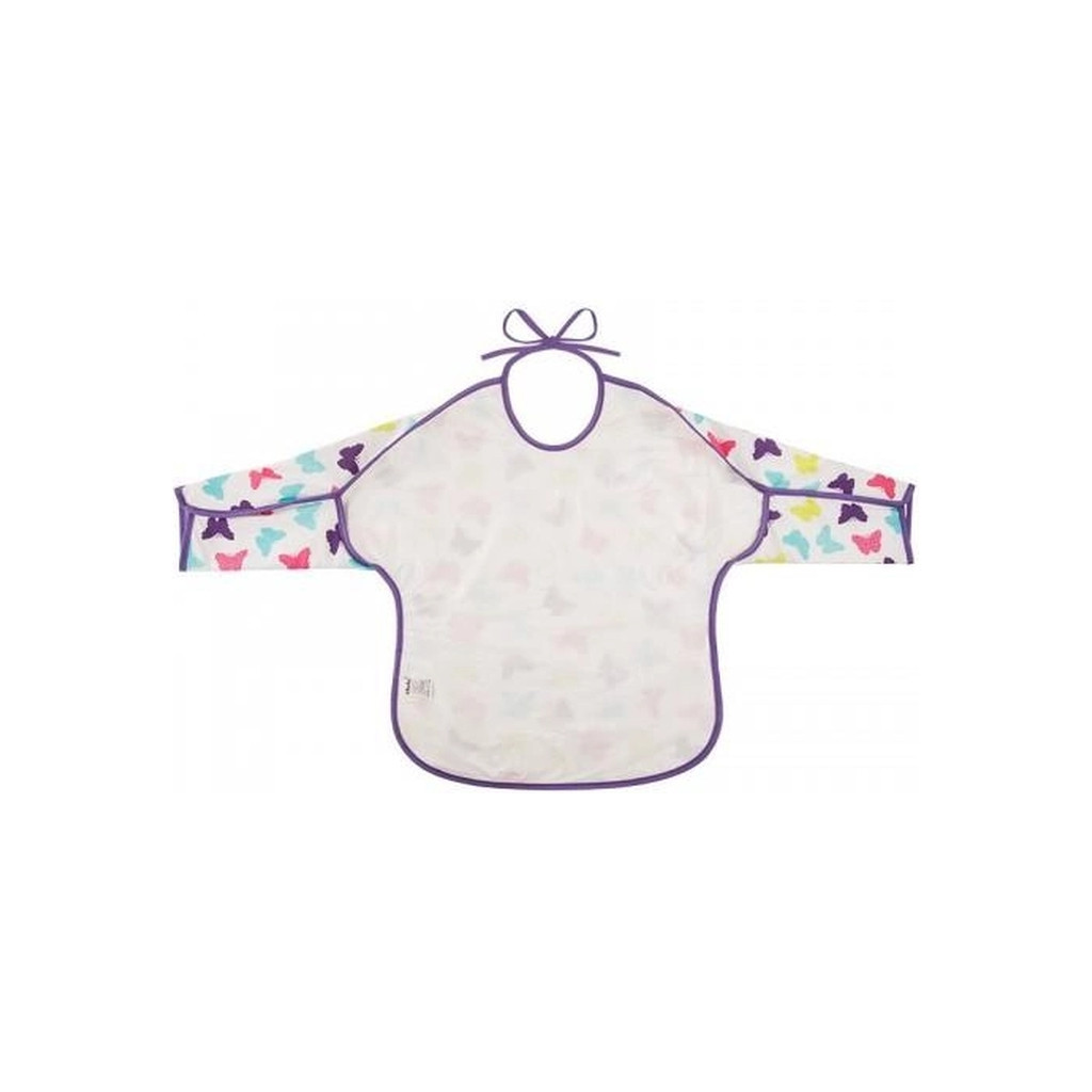 Нагрудничок Akuku Дитячий фартух з довгим рукавом Метелики (A1743) - изображение 2