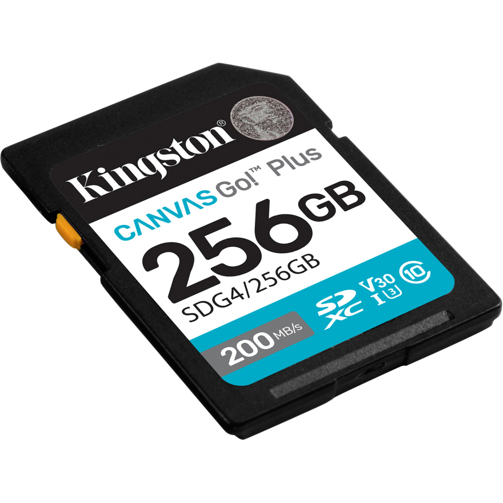 Карта пам'яті Kingston 256GB SDXC сlass 10 UHS-I U3 V30 Canvas Go Plus G4 (SDG4/256GB) - зображення 2
