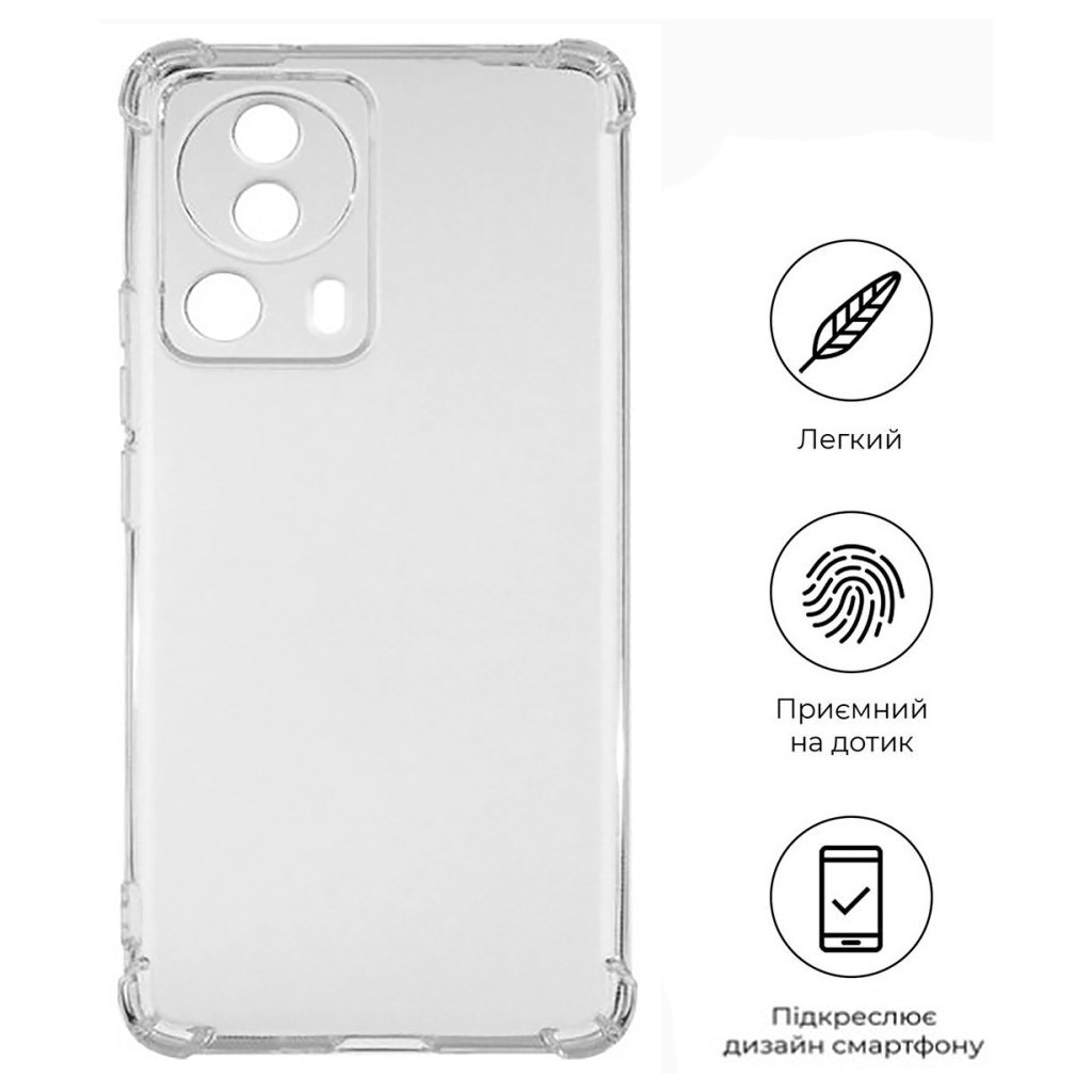 Чохол до мобільного телефона BeCover Anti-Shock Xiaomi 13 Lite Clear (709327) - зображення 5