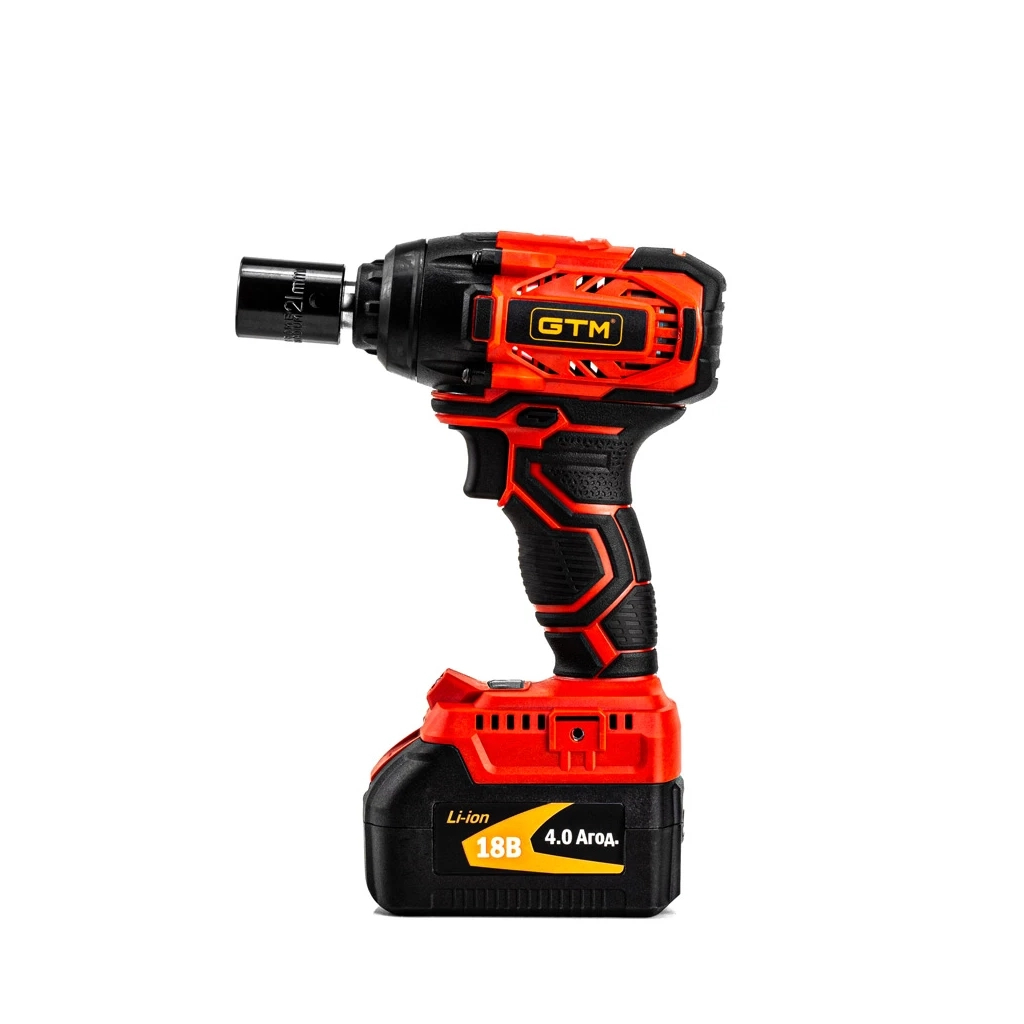 Гайковерт GTM IWC18/320BL, 18В, 320Нм, 1/2", (без АКБ та ЗП) (IWC18/320BL_BARE TOOL) - зображення 3