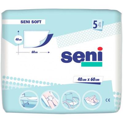 Пелюшки для малюків Seni Soft 40x60 см 5 шт (5900516690304) - зображення 1