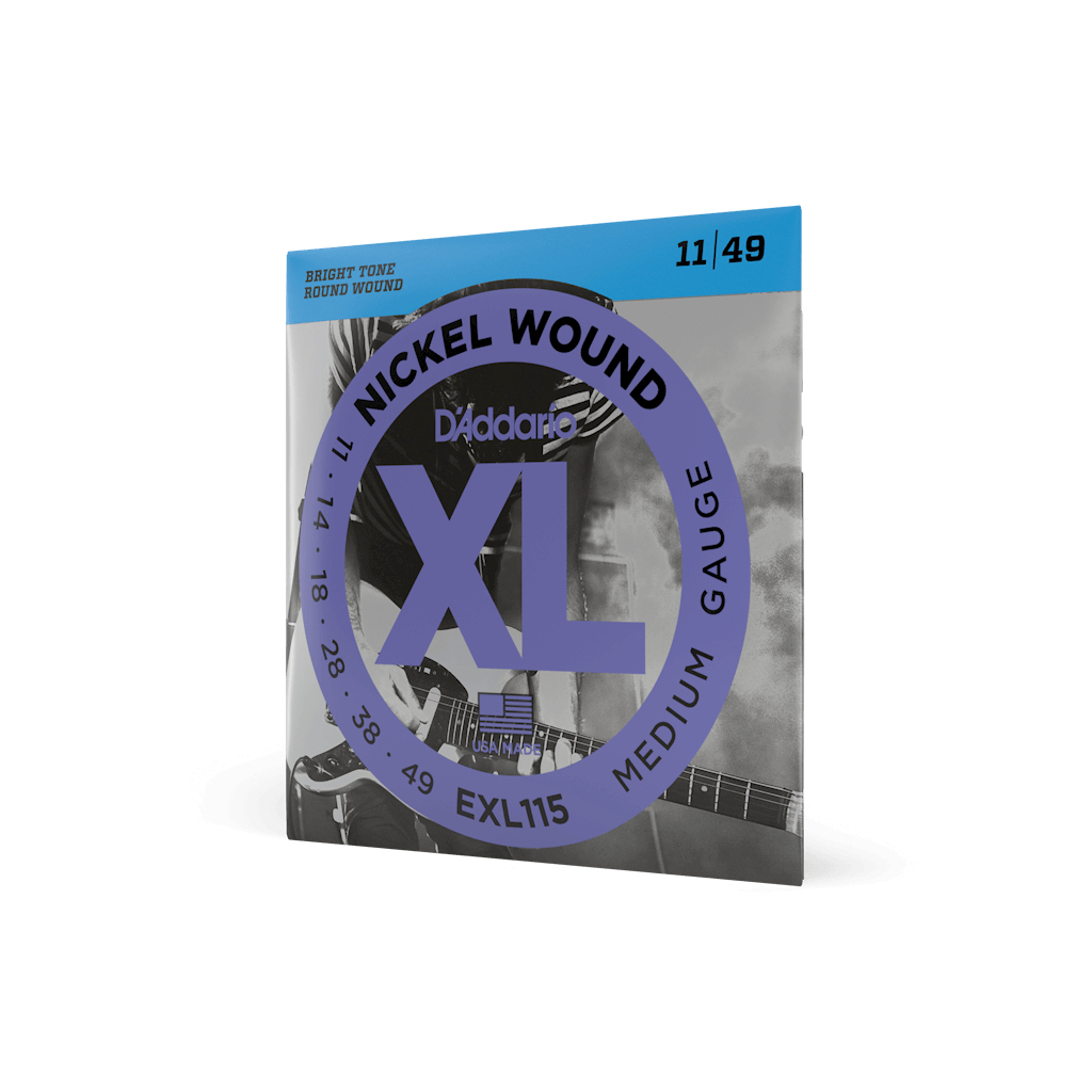 Струни для гітари D'Addario XL Nickel Wound Medium (11-49) (EXL115) - зображення 2