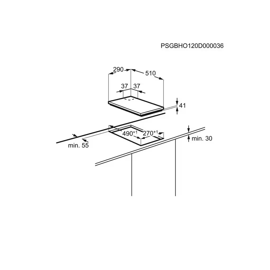 Варочна поверхня Electrolux EGG3322NVX - зображення 9