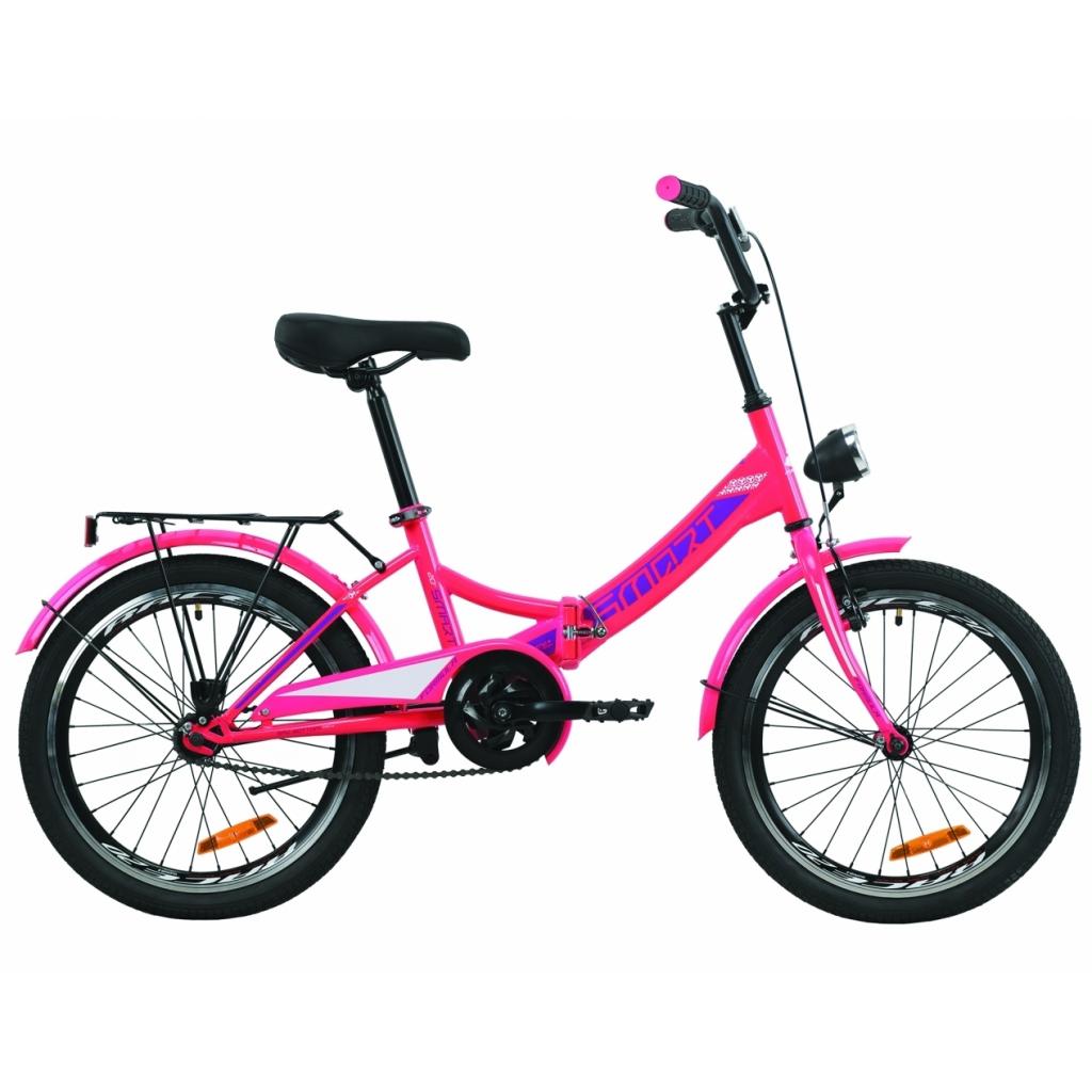 Велосипед Formula 20" SMART Vbr рама-13" St 2020 рожевий, багажник + ліхтар (OPS-FR-20-058) - зображення 1