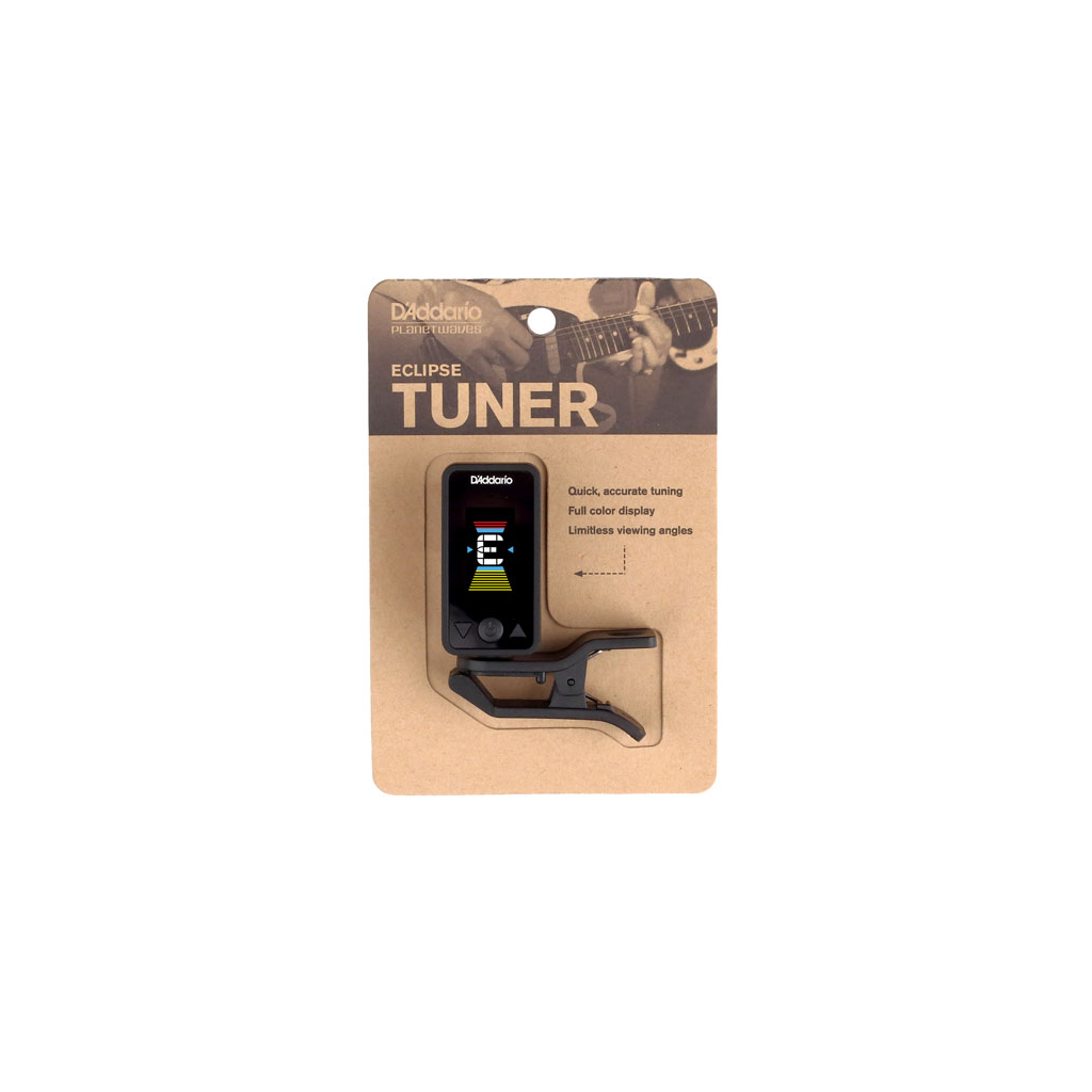 Тюнер для музичних інструментів D'Addario Eclipse Tuner Black (PW-CT-17BK) - изображение 4