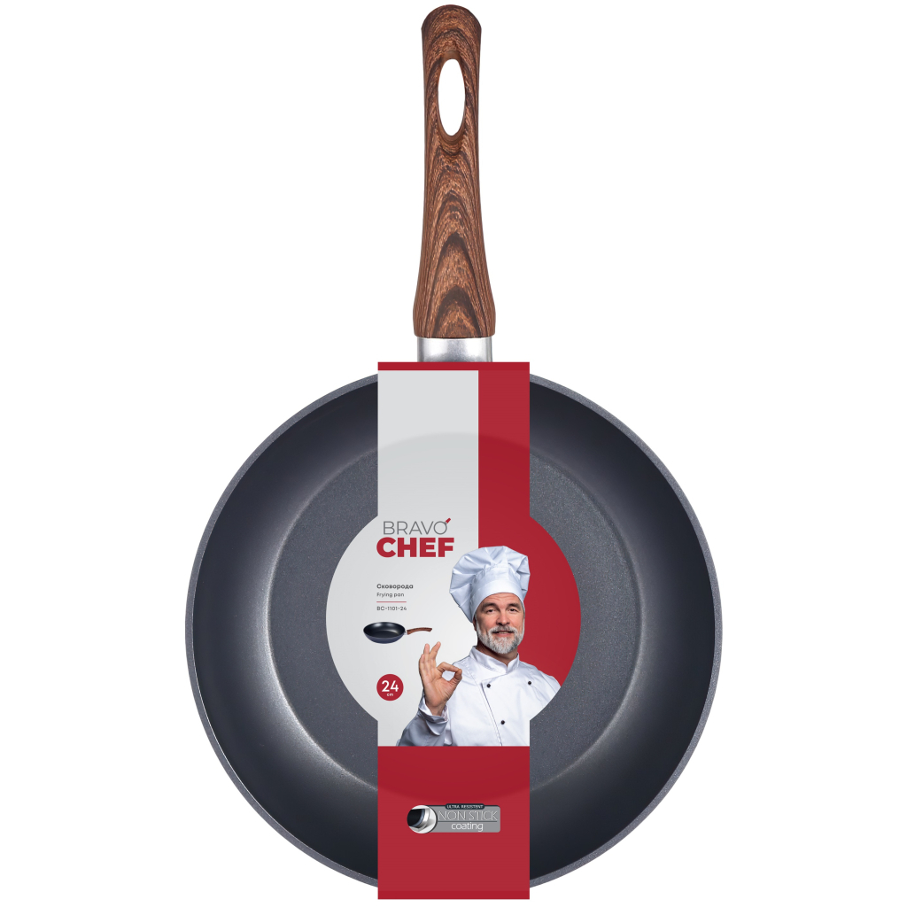 Сковорода Bravo Chef Classical 24 см (BC-1101-24) - зображення 2