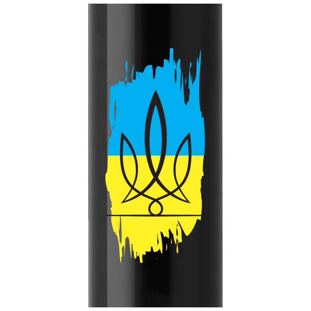 Ручка кулькова Parker IM 17 UKRAINE Black GT BP Тризуб фігурний на тлі прапора (22032_T1026u) - зображення 2