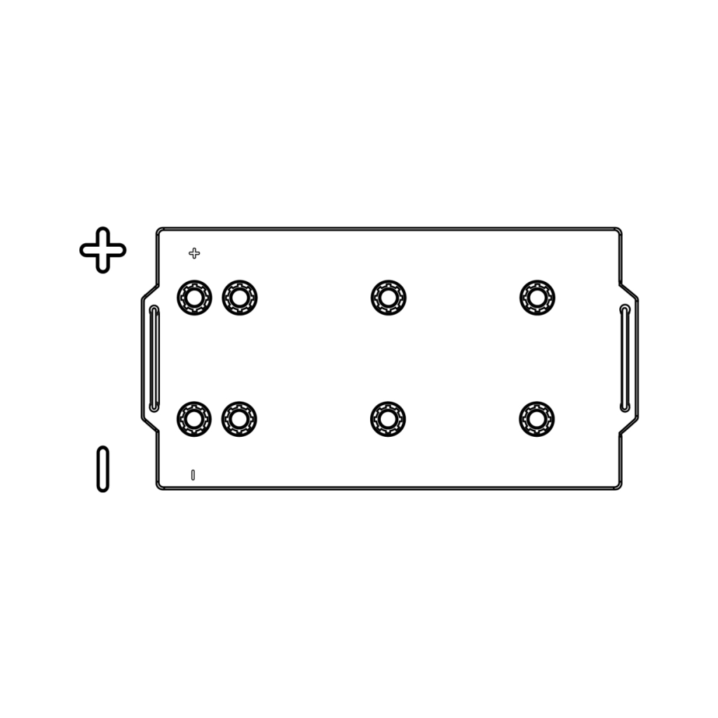 Акумулятор автомобільний EXIDE ENDURANCE+PRO GEL 210Ah бокова(+/-) (1030EN) (ED2103) - зображення 2