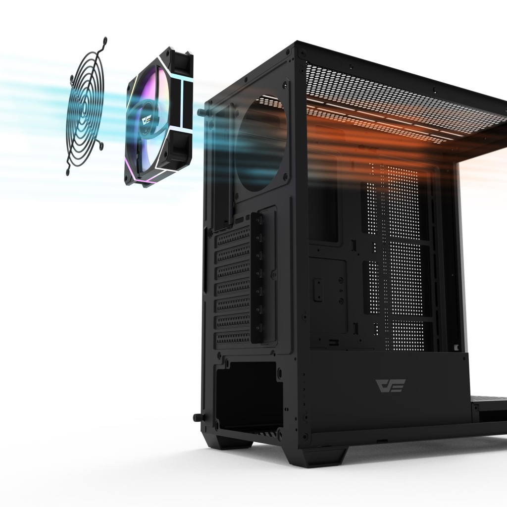 Корпус для ПК DARKFLASH DS900 BLACK - зображення 6