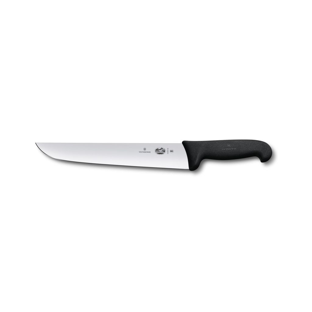 Кухонний ніж Victorinox Fibrox Butcher 16 см Black (5.5203.16) - зображення 1
