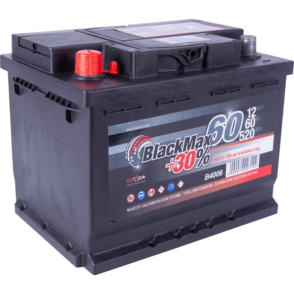 Акумулятор автомобільний BlackMax 60А (B4006) - зображення 1