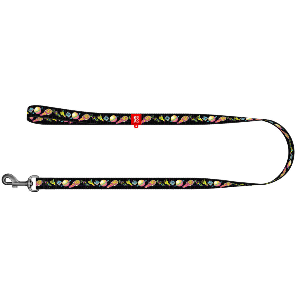 Повідок для собак WAUDOG Nylon "Рік та Морті 3" L-XXL Ш 25 мм (4925-0282) - зображення 2