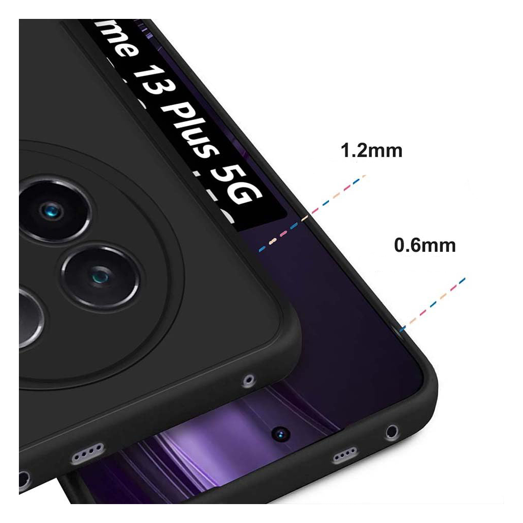 Чохол до мобільного телефона BeCover Realme 13 Plus 5G Black (712765) - зображення 5