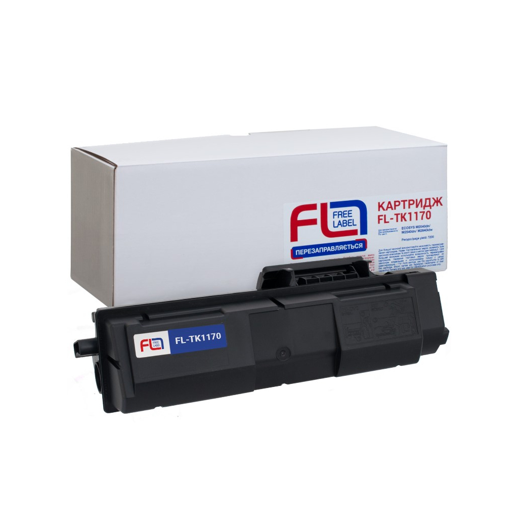 Тонер-картридж FREE Label Kyocera Mita TK-1170 (FL-TK1170) - зображення 1