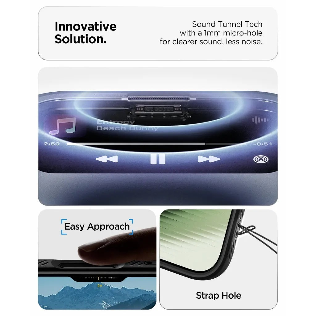 Чохол до мобільного телефона Spigen Liquid Air iPhone 17 Matte Black (ACS10369) - зображення 6