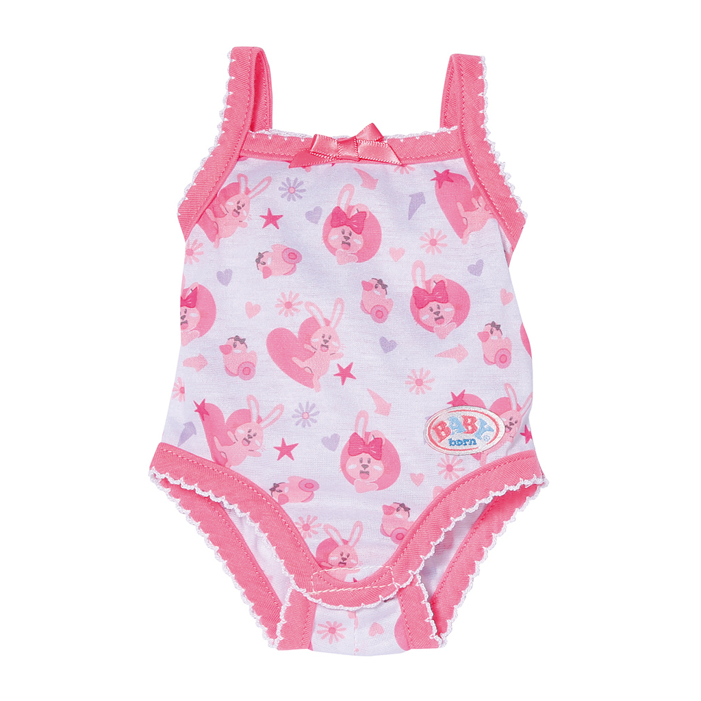 Аксесуар до ляльки Zapf Одяг для ляльки Baby Born – Боді з зайкой (834237) - зображення 1