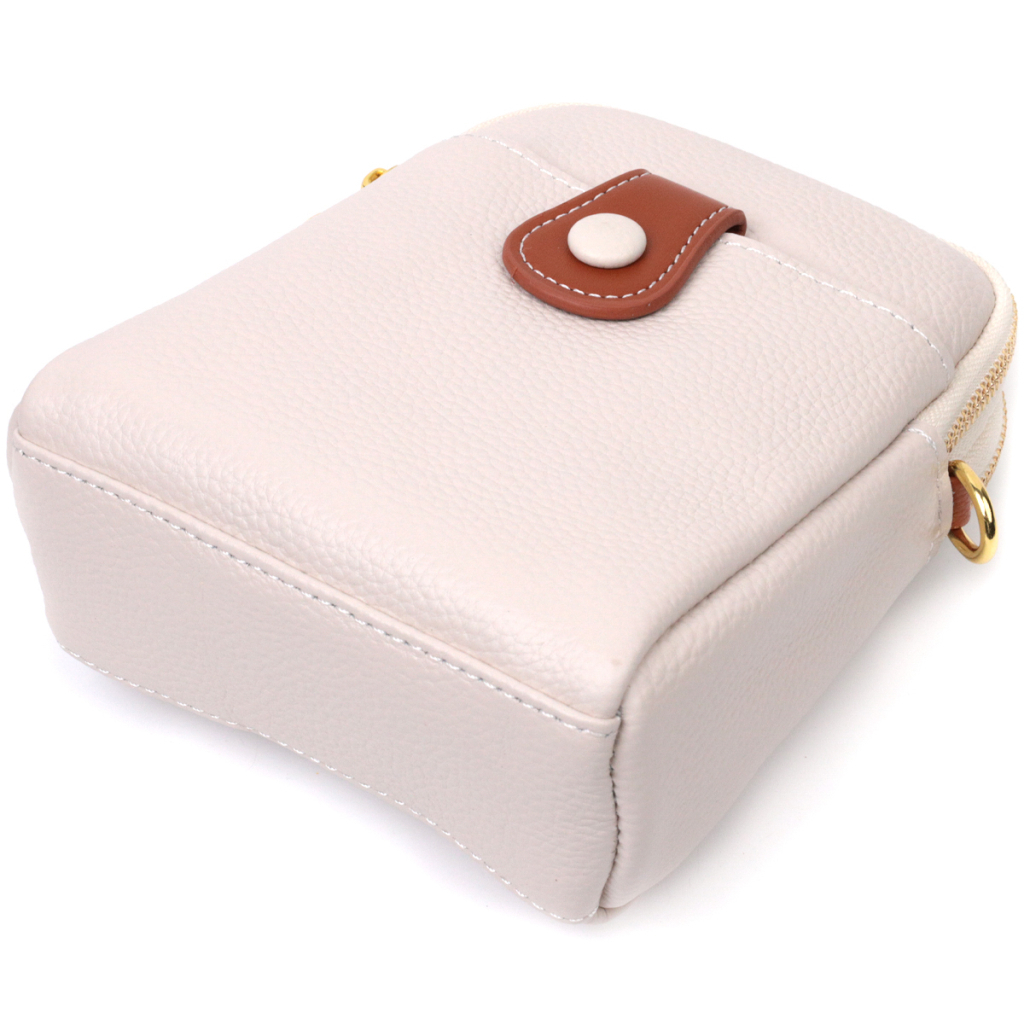 Сумка Vintage З натуральної шкіри Біла (22270) - зображення 5