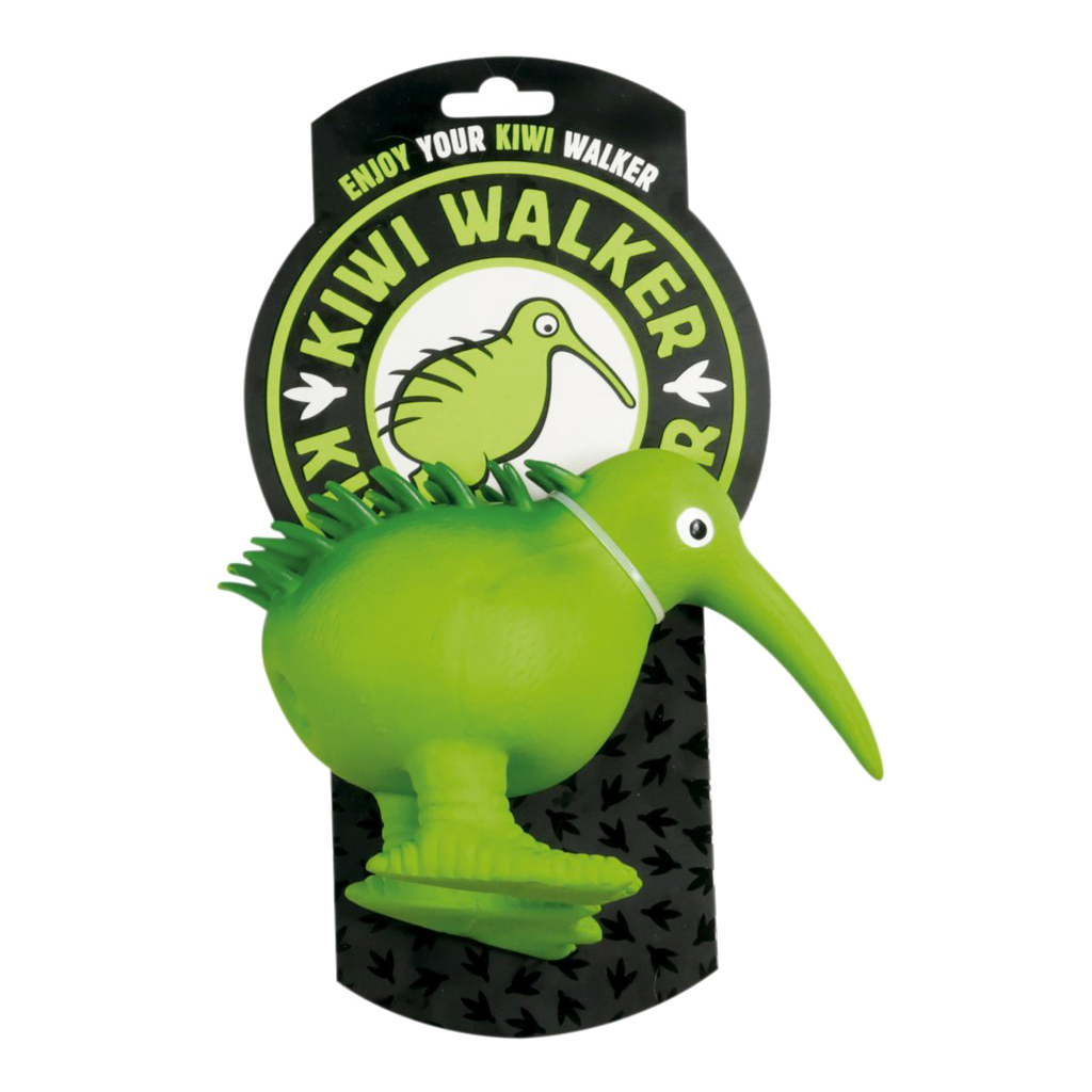 Іграшка для собак Kiwi Walker Птах ківі 13.5 см зелена (8596075000028) - зображення 2