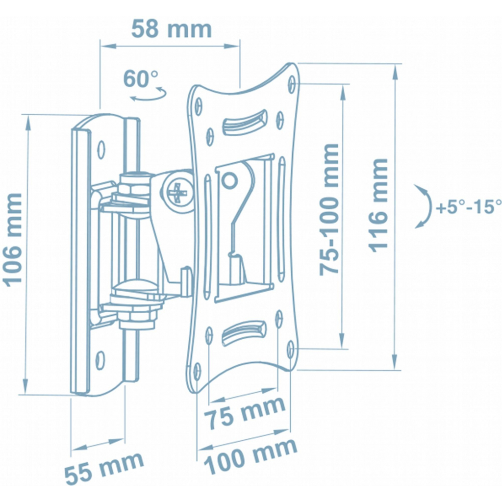 Кронштейн Walfix R-243B - зображення 2
