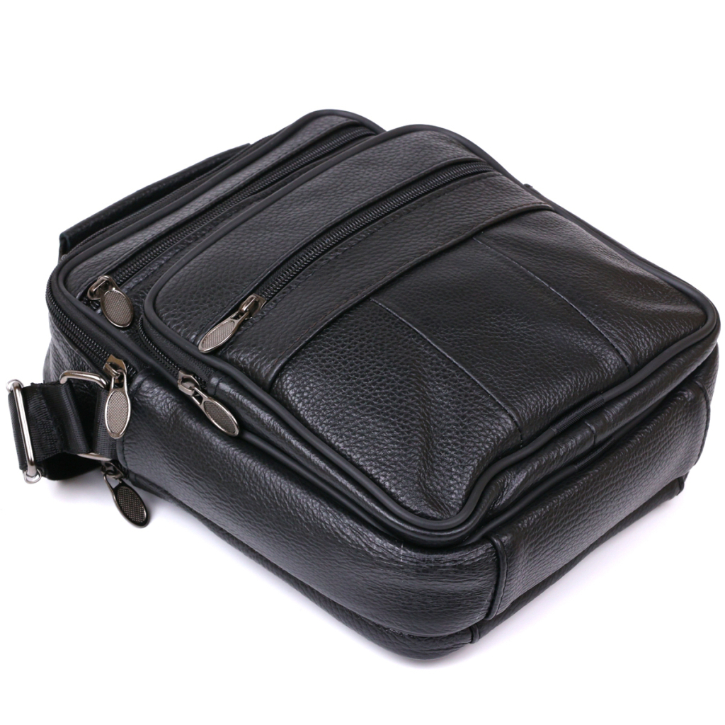 Сумка Vintage З натуральної шкіри Чорна (20449) - зображення 3