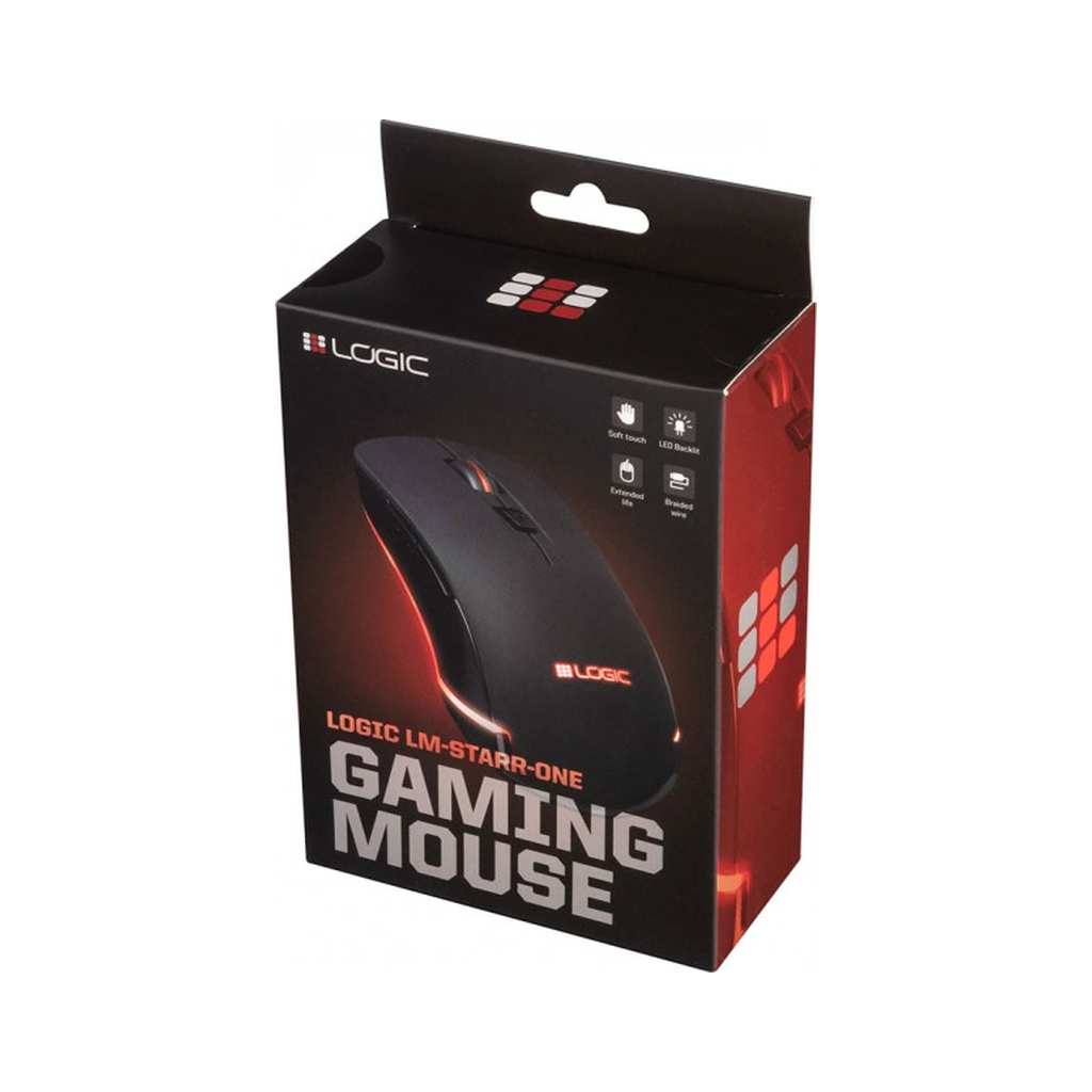 Мишка Logic concept Starr One Light Led USB Black (M-LC-LM-STARR-ONE) - зображення 4