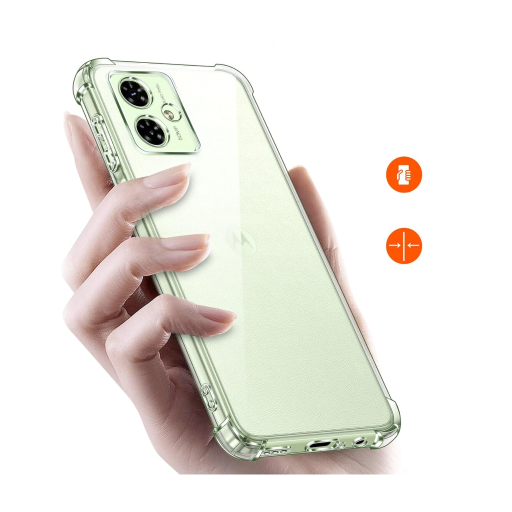 Чохол до мобільного телефона BeCover Anti-Shock Motorola Moto G55 Clear (712780) - зображення 2