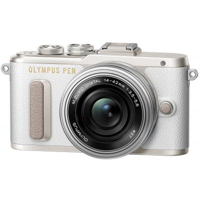Цифровий фотоапарат Olympus E-PL8 14-42 mm Pancake Zoom Kit white/silver (V205082WE000) - зображення 1