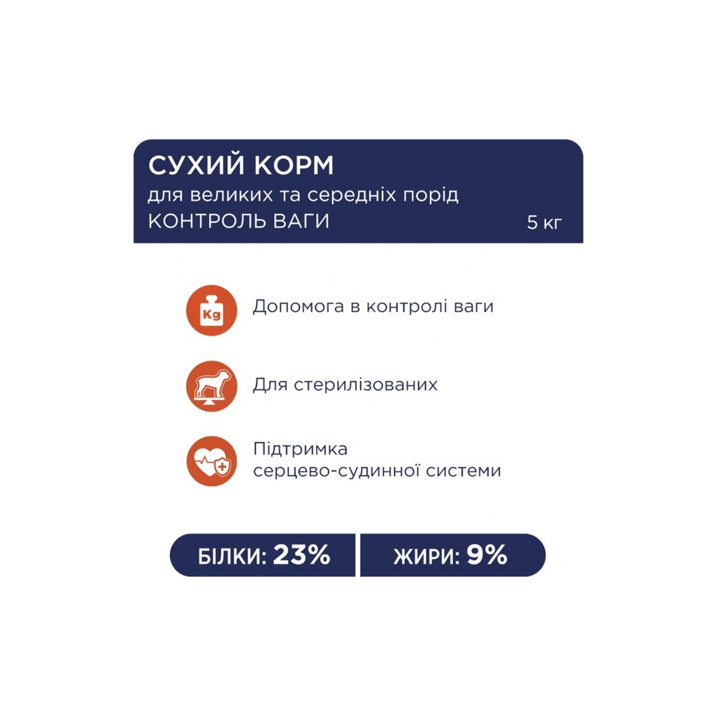 Сухий корм для собак Club 4 Paws Преміум. Контроль ваги з індичкою для середніх та великих порід 5 кг (4820215367868) - зображення 4