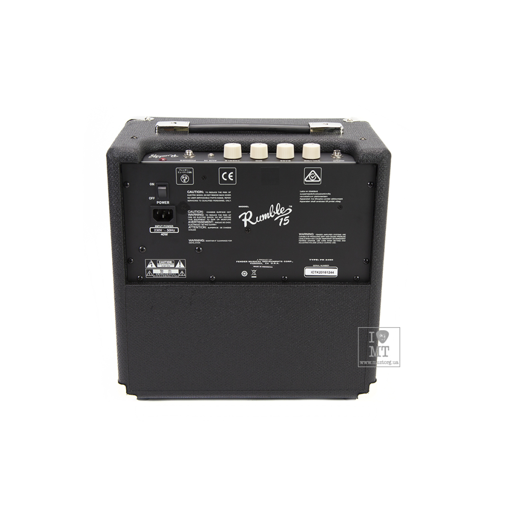 Комбопідсилювач Fender Rumble 15 (218679) - зображення 5