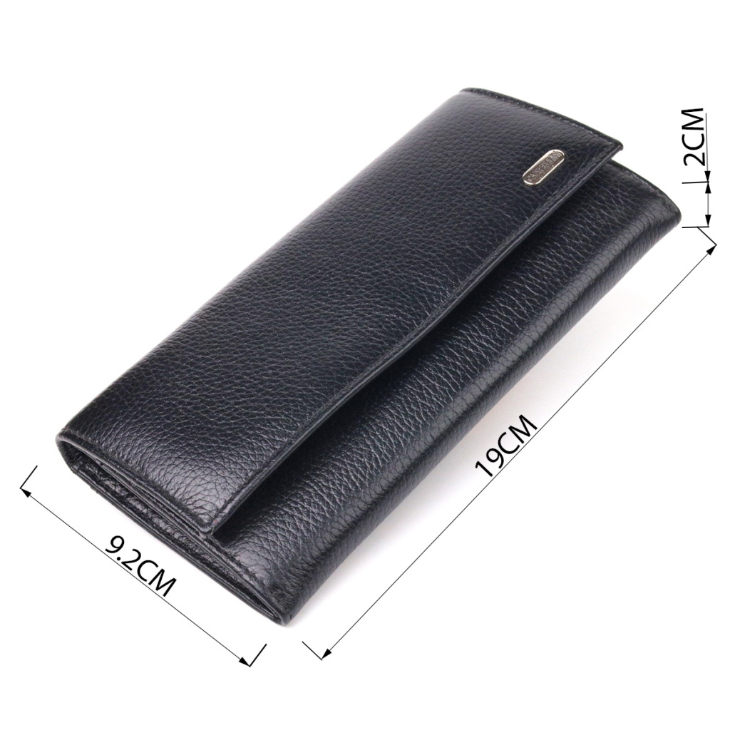 Гаманець Canpellini З натуральної шкіри Чорний (21625) - зображення 3