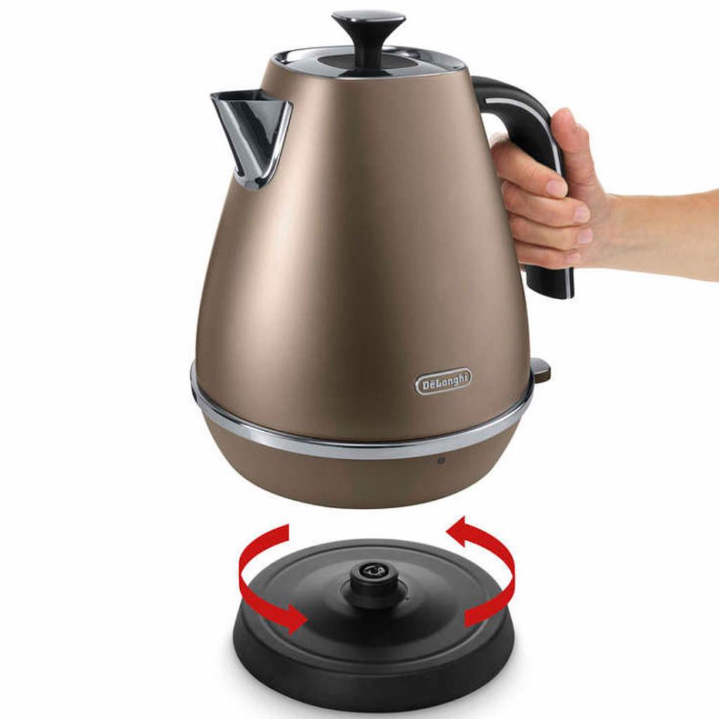 Електрочайник DeLonghi KBI 2001.BZ (KBI2001.BZ) - зображення 3