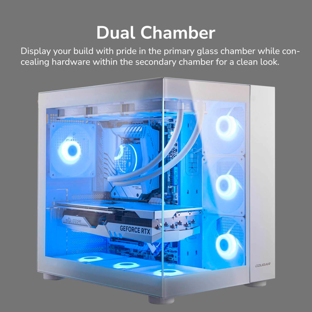 Корпус Cougar FV150 RGB White - зображення 11