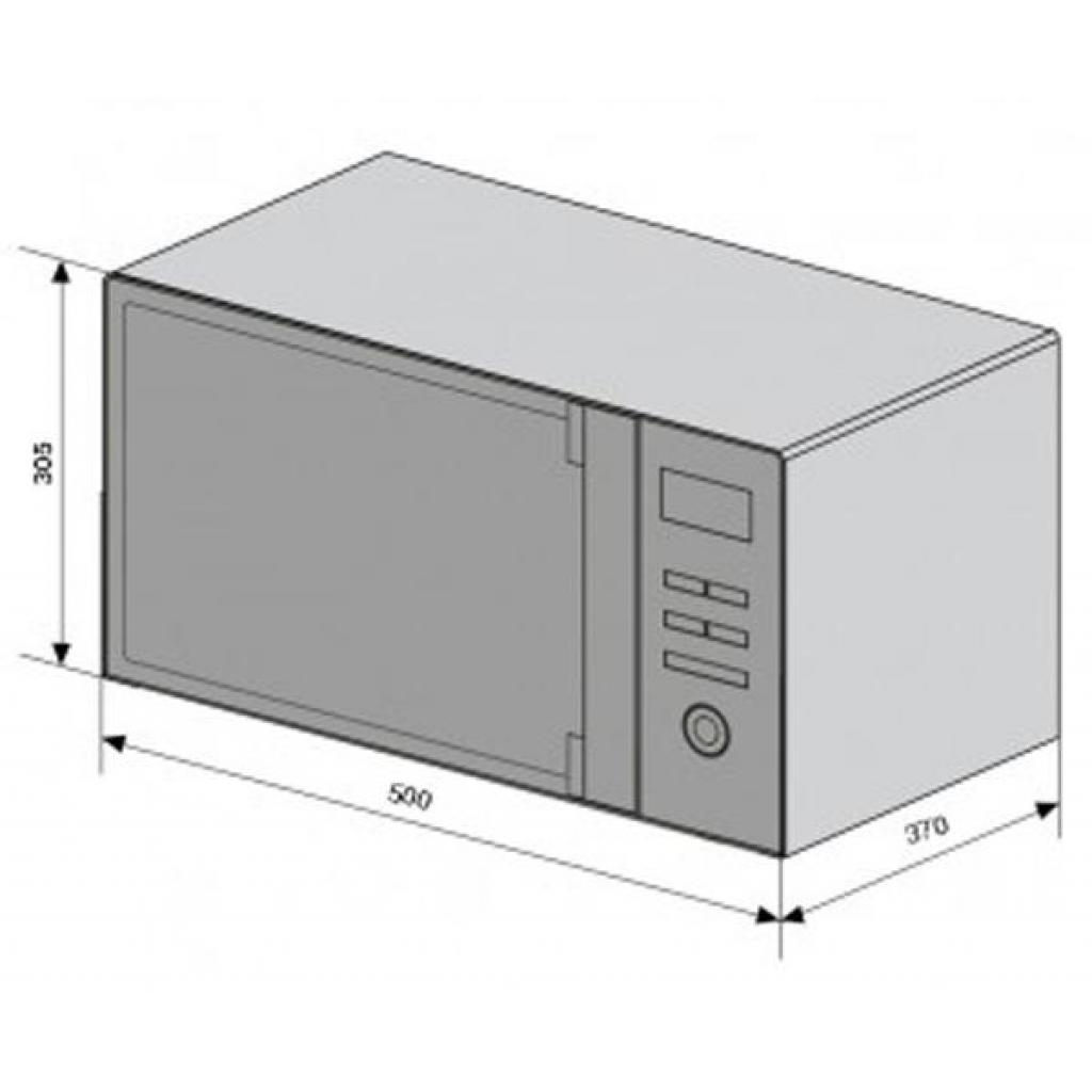 Мікрохвильова піч Ventolux MW 20 WH DH - изображение 5