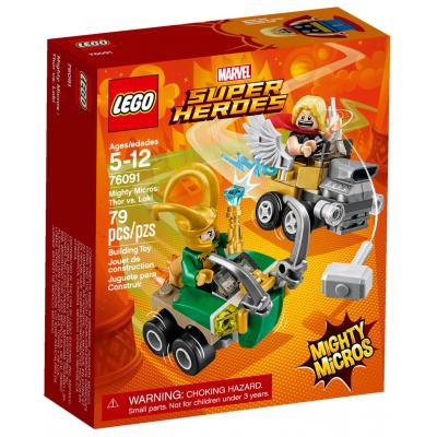 Конструктор LEGO Super Heroes Mighty Micros: Тор проти Локі (76091) - зображення 1