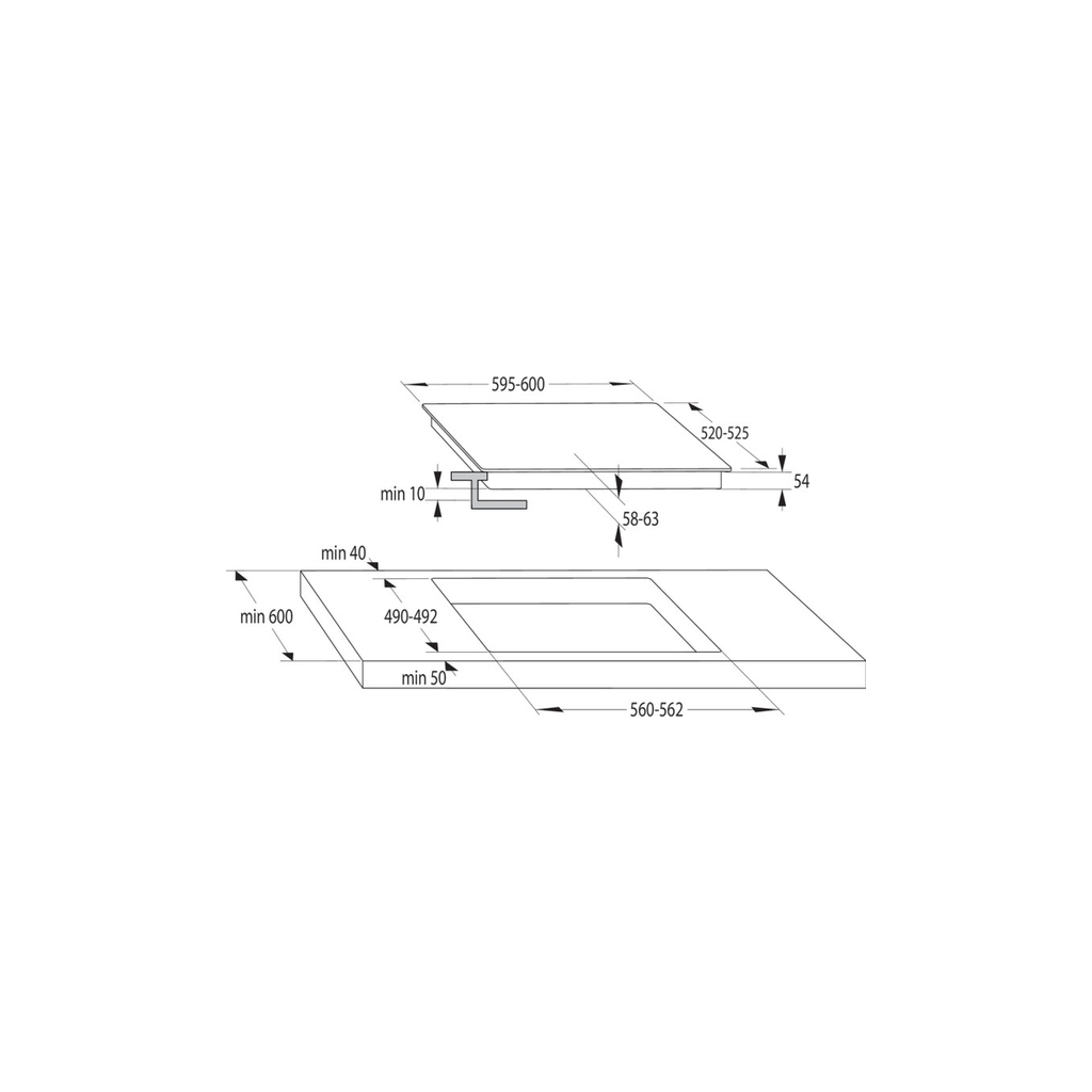 Варочна поверхня Gorenje GI6421SYW - зображення 6