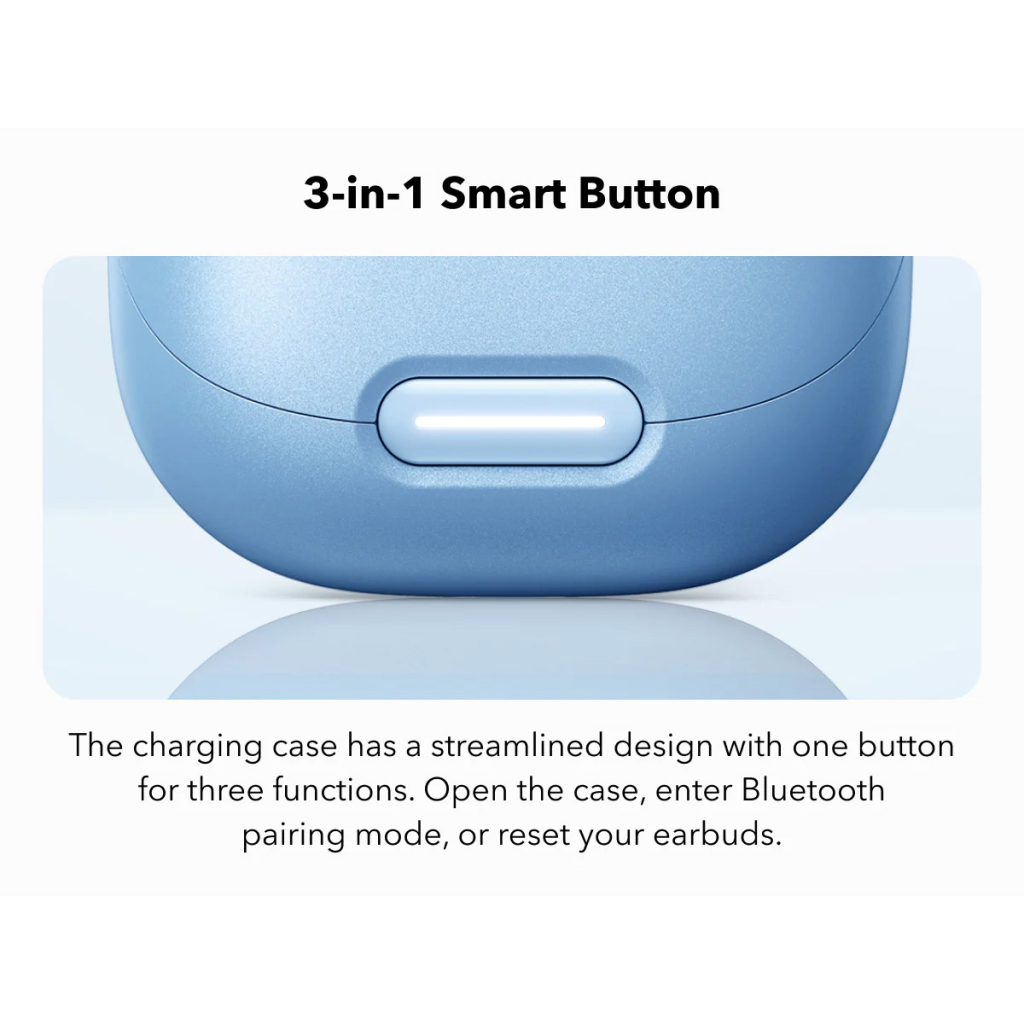 Навушники Anker SoundСore Liberty 4 NC Light Blue (A3947G61) - зображення 7