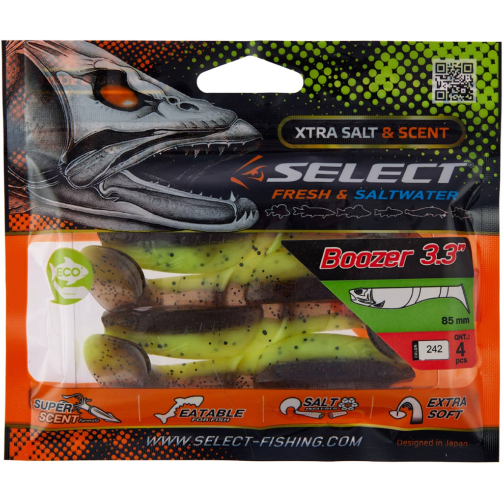 Силікон рибальський Select Boozer 3.3" 242 (4 шт/уп) (1870.71.46) - зображення 2