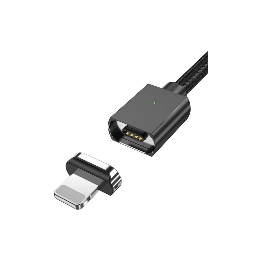 Дата кабель USB 2.0 AM to Lightning Magnetic black Essager (EXCCXL-ML01) - зображення 2