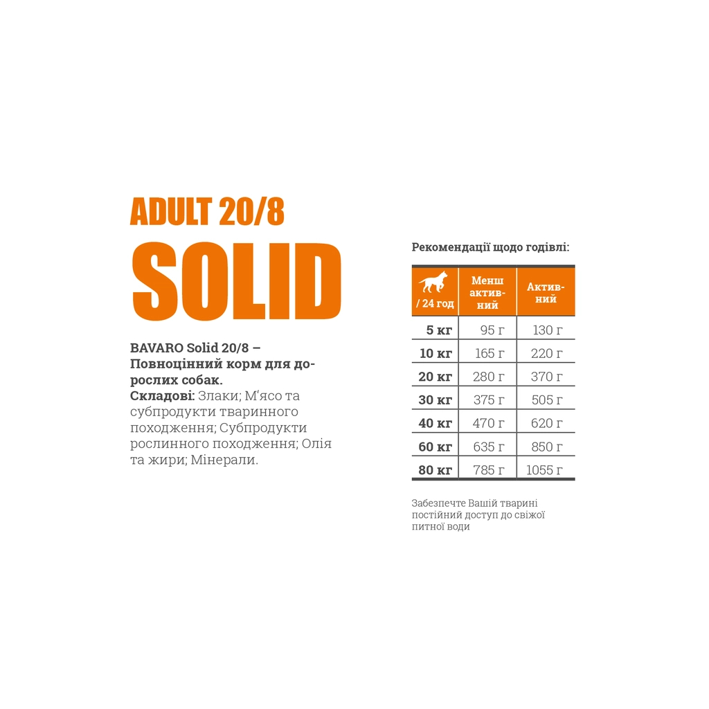 Сухий корм для собак Bavaro Solid 20/8 18 кг (4032254743613) - зображення 3